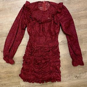 Hope’s From This Moment Burgundy Dress